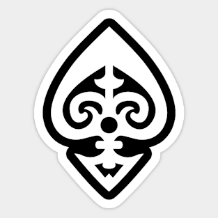 spades symbol Sticker